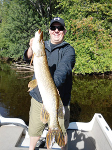 Michael Schultz with a very nice pike