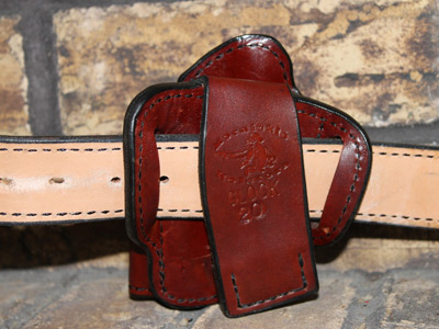 leather paddle flap