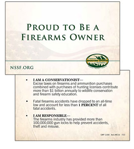 Firearms Owner Pocket Card