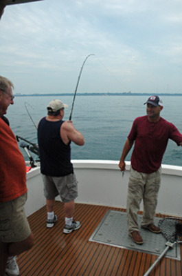 Charter Fishing Lake Michigan
