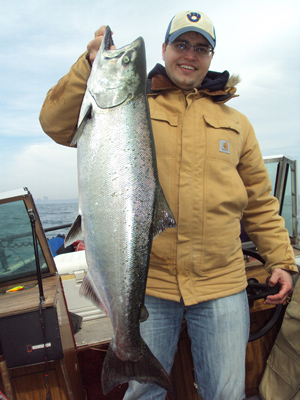 Lake Michigan Chinook Fishing