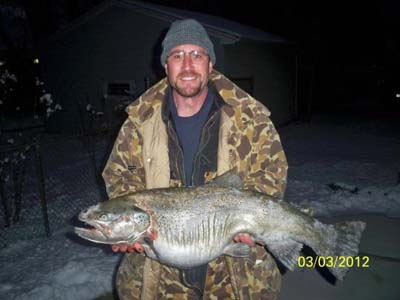 Big Brown caught at Milwaukee Harbor