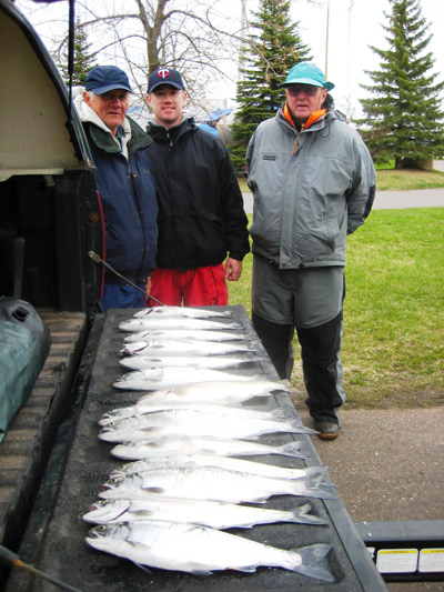 Coho Fishing on Lake Superior