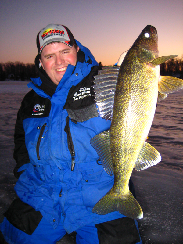 Icefishing Walley in Wiscosnin