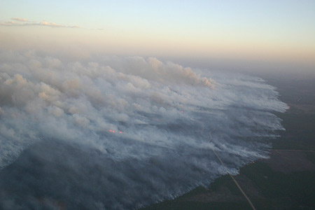 Douglas and Bayfield County Forest Fire