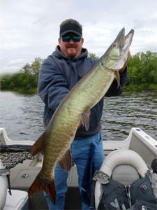 Musky fishing central Wisconsin