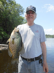 Bernard Judge sr. with a nice crappie