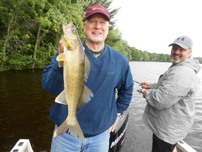 Mark with a nice walleye