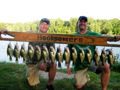 James Chandler and Robert Hester with some nice crappies