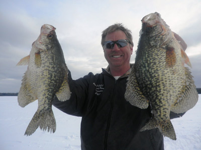 Wisconsin Ice Fishing Slab Crappies