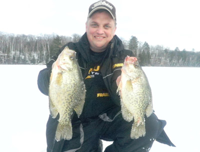 Wisconsin Ice Fishing Crappies