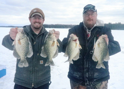 Ice Fishing Wisconsin Slab Crappies