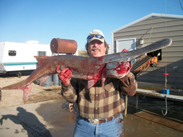 Paddlefishing North Dakota