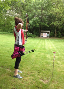 Archery practice