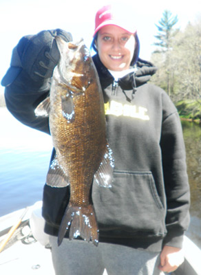 Kelly Kronshagen with a nice bass