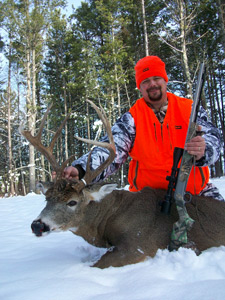 tagged deer during muzzleloader season