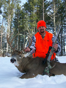 tagged deer during muzzleloader season