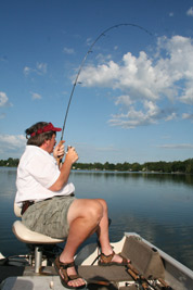 bluegill fishing Polk County