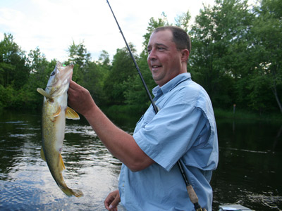 walleye fishing peshtigo river