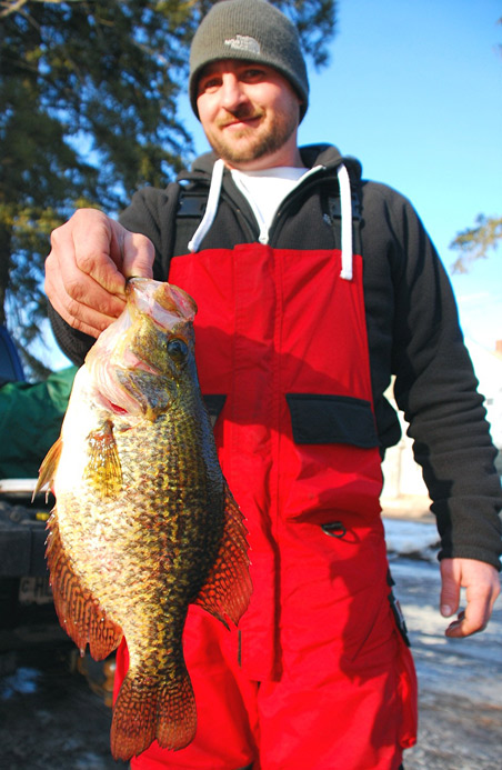 crappie ice fishing in Sawyer County