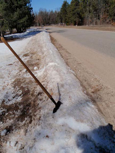 Driveway entrance