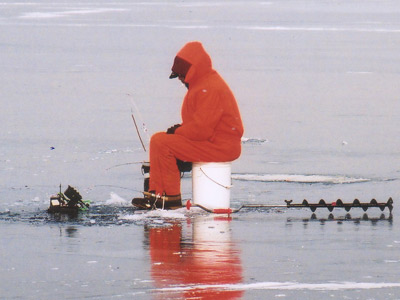 Ice Fishing Lake Mendota