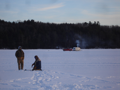 ice fishing Lakewood