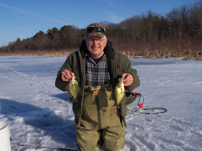 Morgenthaler Ice spring fishing 2013.