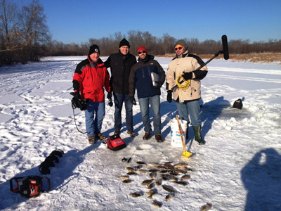 ice fishing