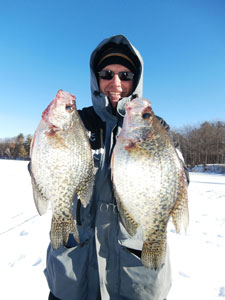 Icefishing-crappies
