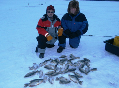 Panfish icefishing