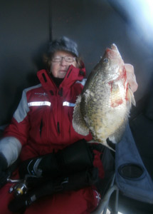 Ice Fishing nice crappie