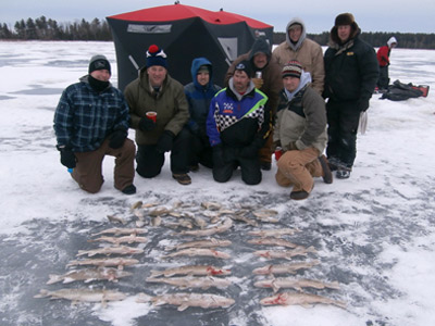 ice fishing