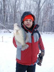 ice fishing