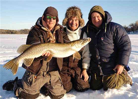 Not a giant pike, perhaps, but the smiles tell you everything you need to know