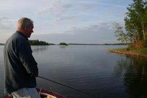 Gile Flowage fishing