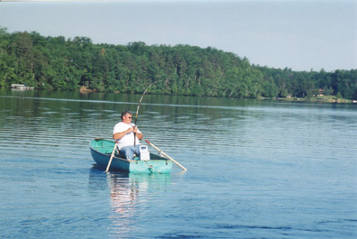 Row Trolling for muskies