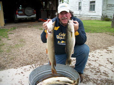 walley fishing NW Wiscosin