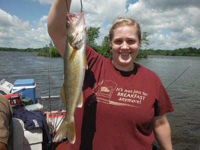 Steven Point Flowage fishing