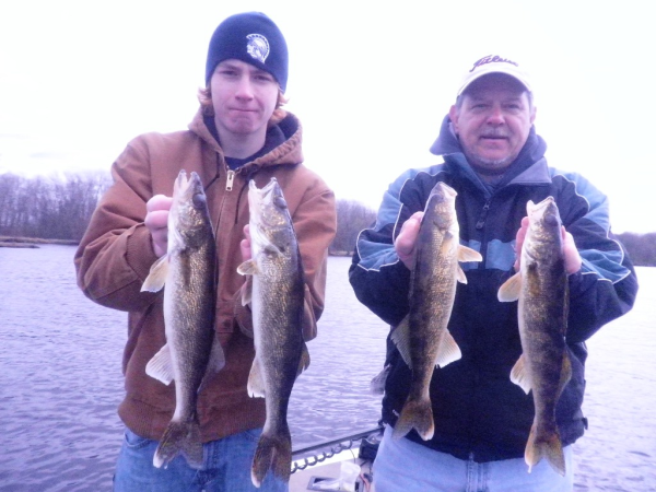 early fishing in Wisconsin