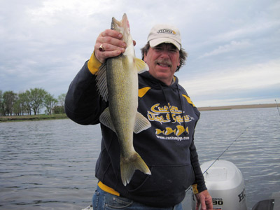 walleye fishing NW Wisconsin