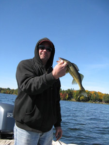 A nice cool fall day fishing