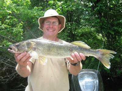 Terry Woldvogel with a nice slot walleye