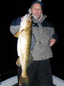 John with a great walleye catch.