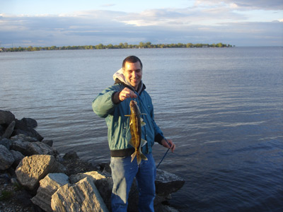 Fishing lake Winnebago Wisconsin