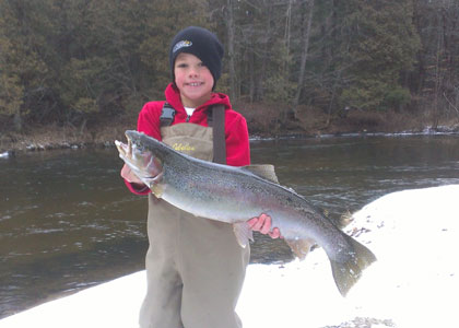 steelhead fishing Michigan