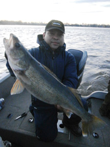 walleye fishing central WI