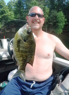 Don Pankratz with a nice bluegill