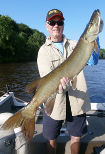 Musky fishing central Wisconsin