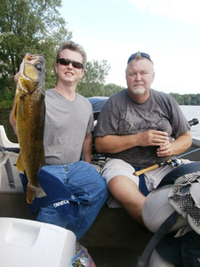 A good Wisconsin River walleye